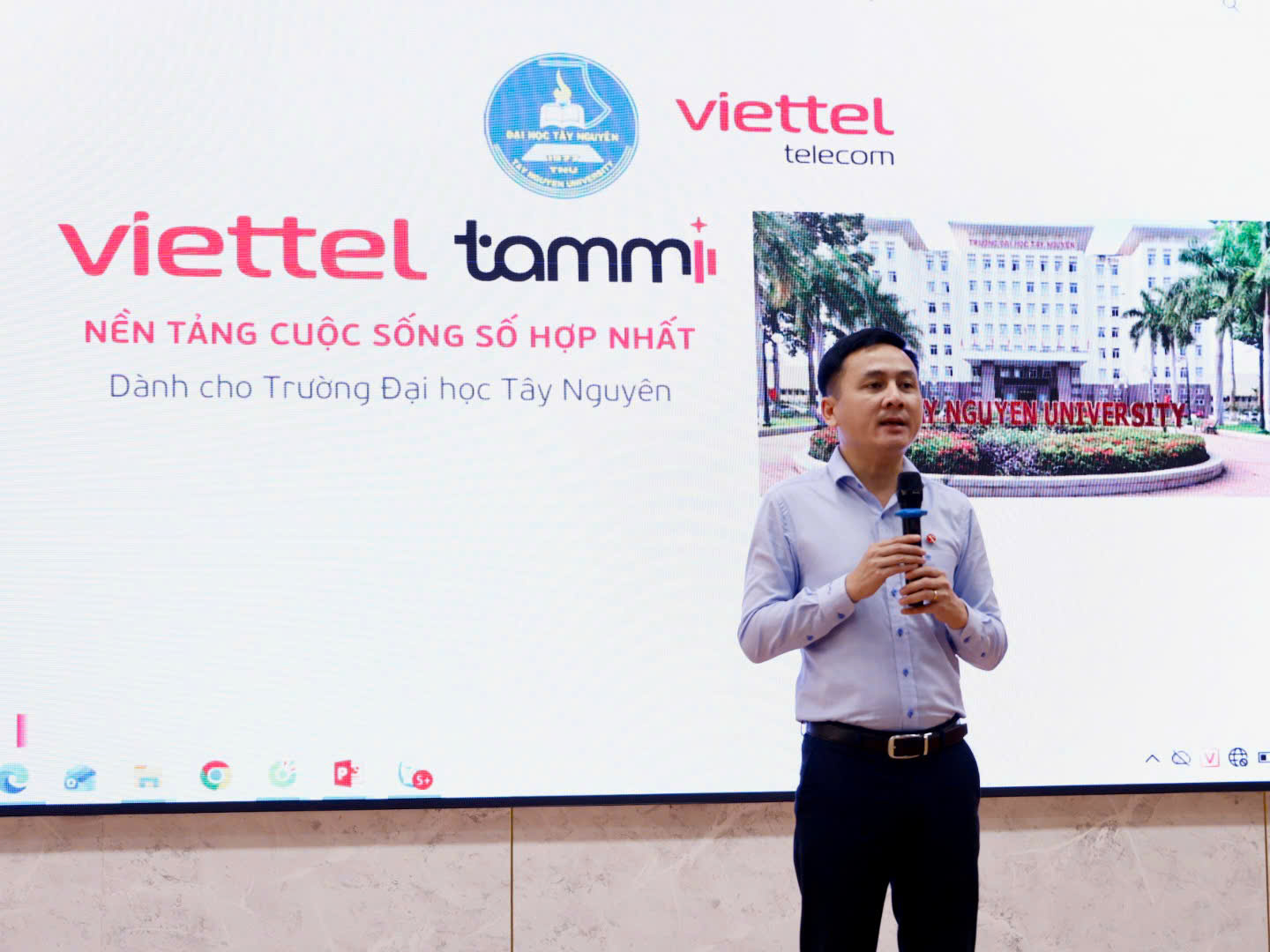 Trường Đại học Tây Nguyên tiên phong chọn Viettel Tammi làm kênh truyền thông và tương tác chính thức