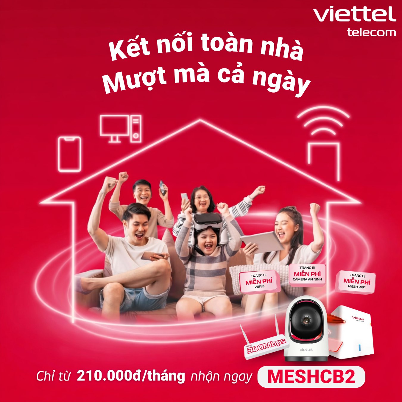 Nhận lắp wifi Ea Ktur trọn gói giá rẻ tặng kèm bộ Modem Wifi