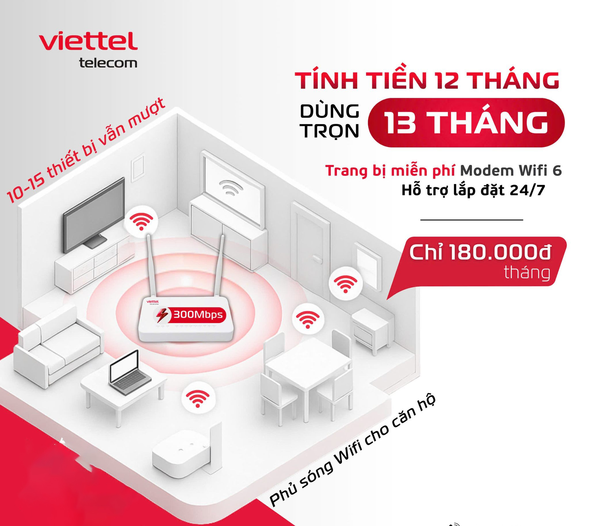 Khuyến mãi lắp wifi Ea Ô tại nhà giá chỉ từ 165.000 đồng/tháng