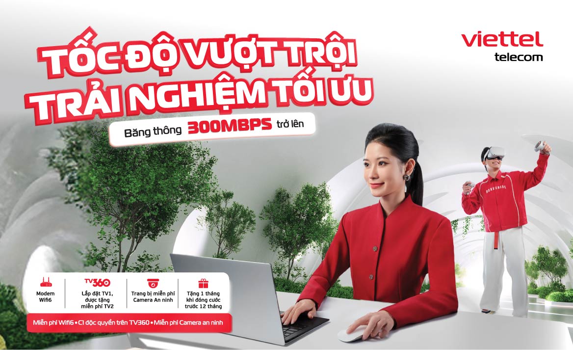 Viettel miễn phí lắp wifi Xuân Cảnh tại nhà tặng kèm Modem Wifi