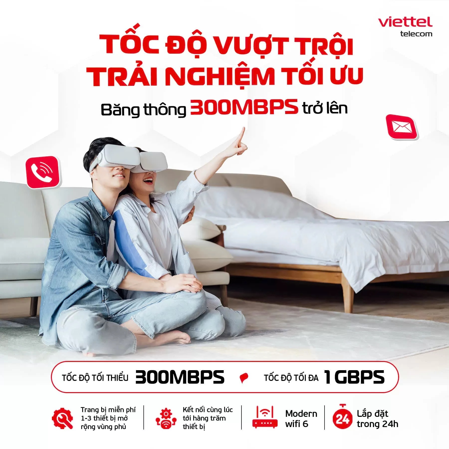 Khuyến mãi lắp wifi Xuân Lộc miễn phí tại nhà tặng bộ Modem Wifi