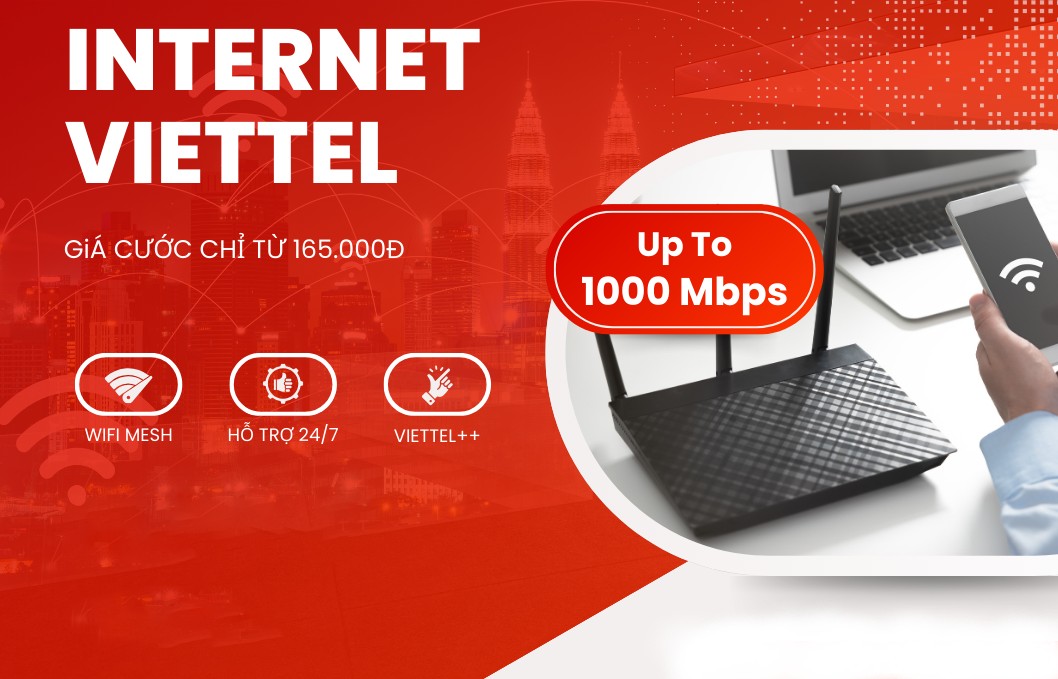 Lắp Wifi Ea M’Droh trọn gói tại nhà tặng kèm thêm 02 tháng cước