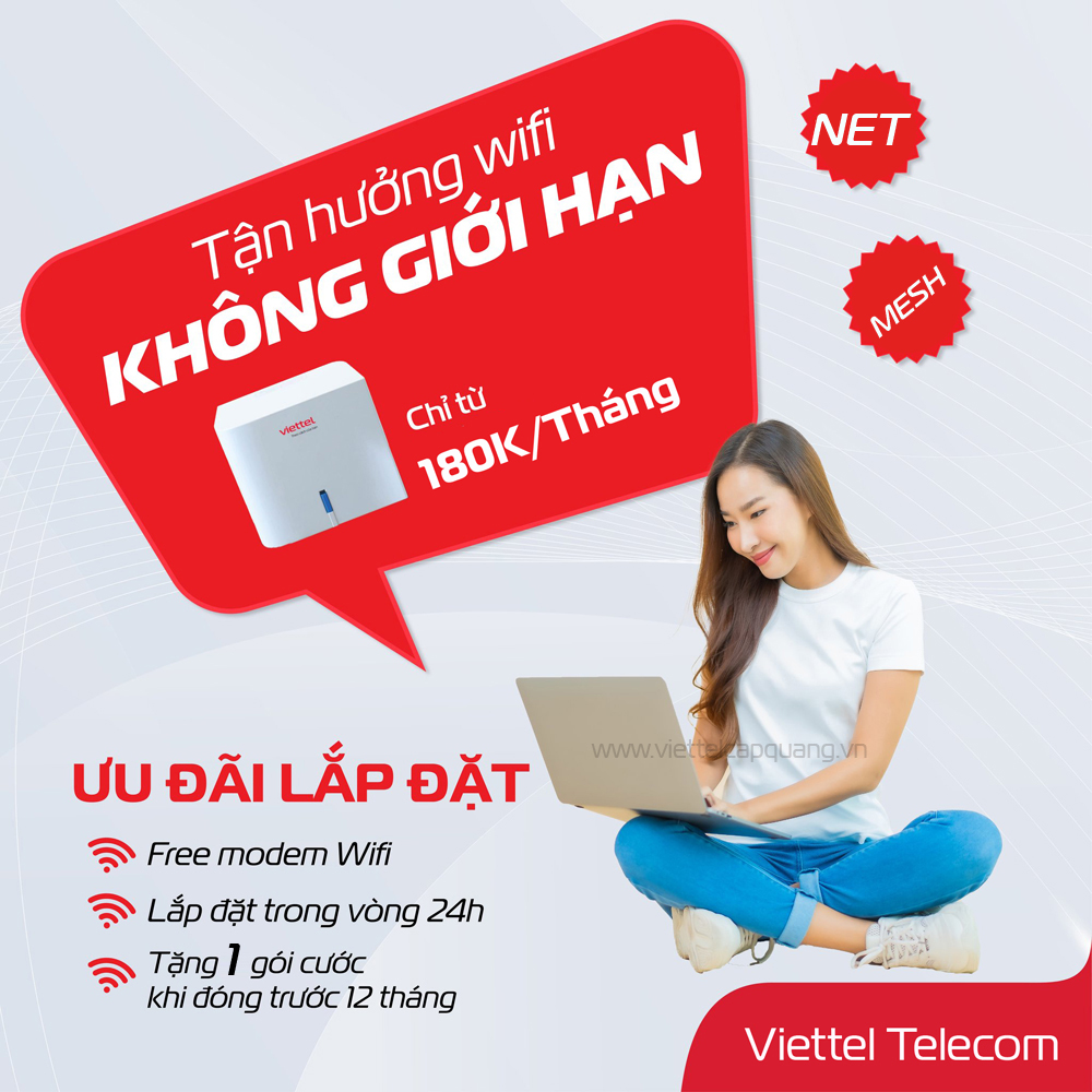Đăng ký lắp wifi Quảng Phú tại nhà chỉ từ 165.000 đồng/tháng
