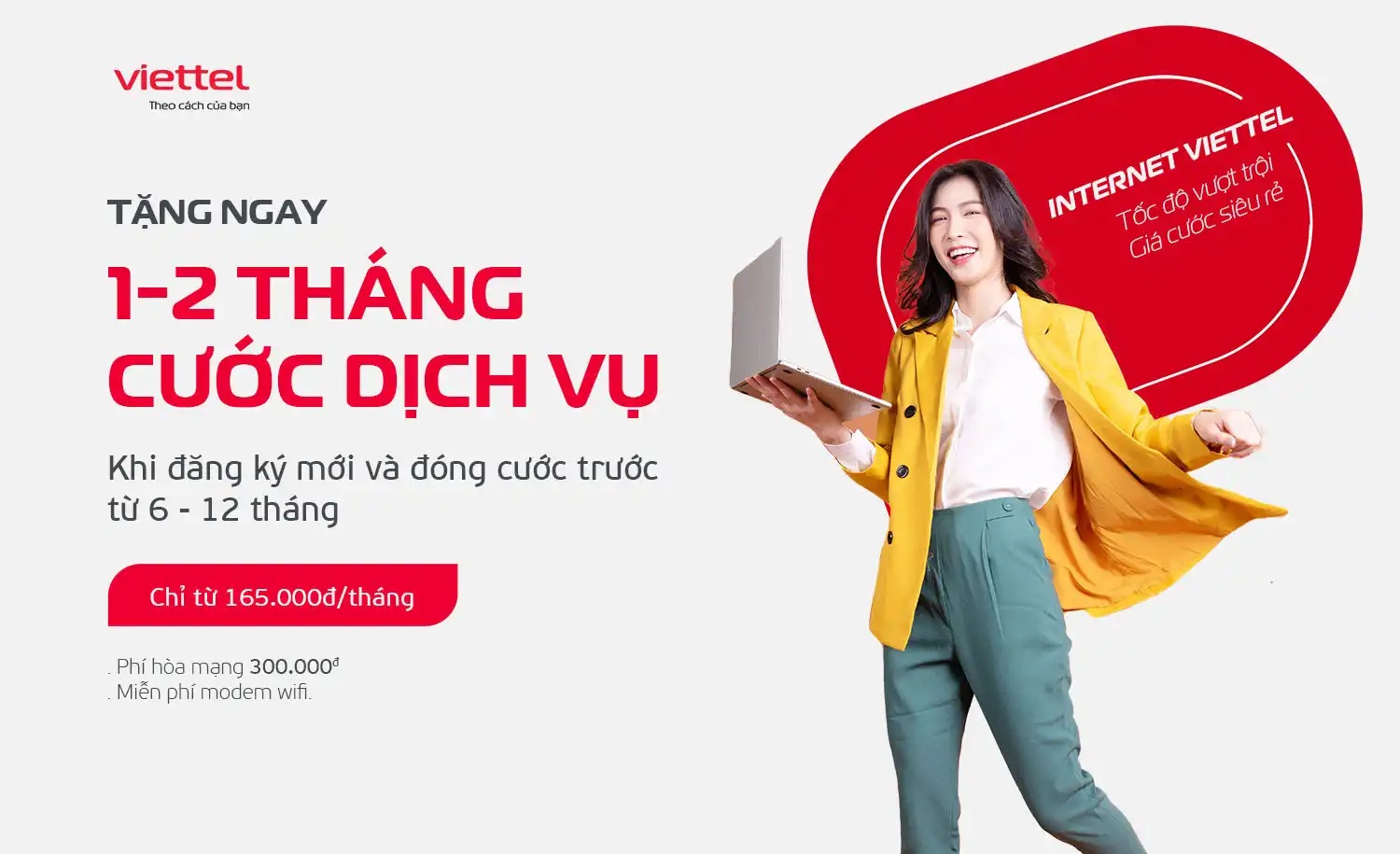 Đăng ký lắp Wifi Viettel Buôn Ma Thuột tại nhà tặng thêm 2 tháng cước