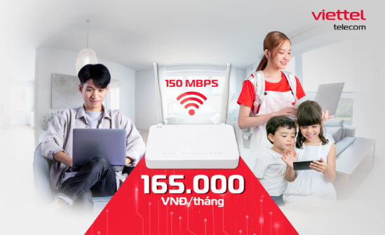 Lắp Wifi Viettel Krông Năng tốc độ cao giá rẻ chỉ từ 165.000 đồng/tháng